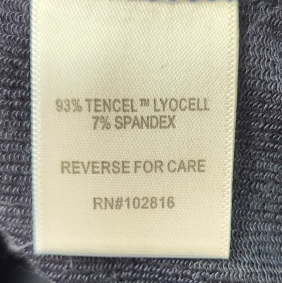 Garnet Hill Turtleneck Preppy Fall Work Casual Knit Midi Dress Navy Blue Medium - Picture 11 of 12